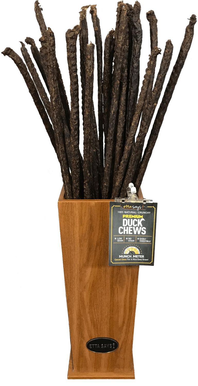 Etta Says Crunchy Premium Duck Chew 3 Feet Long 18 Count