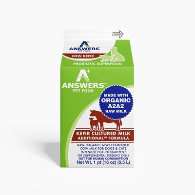 Answers Fermented Organic Raw Cow Milk Kefir 16 oz