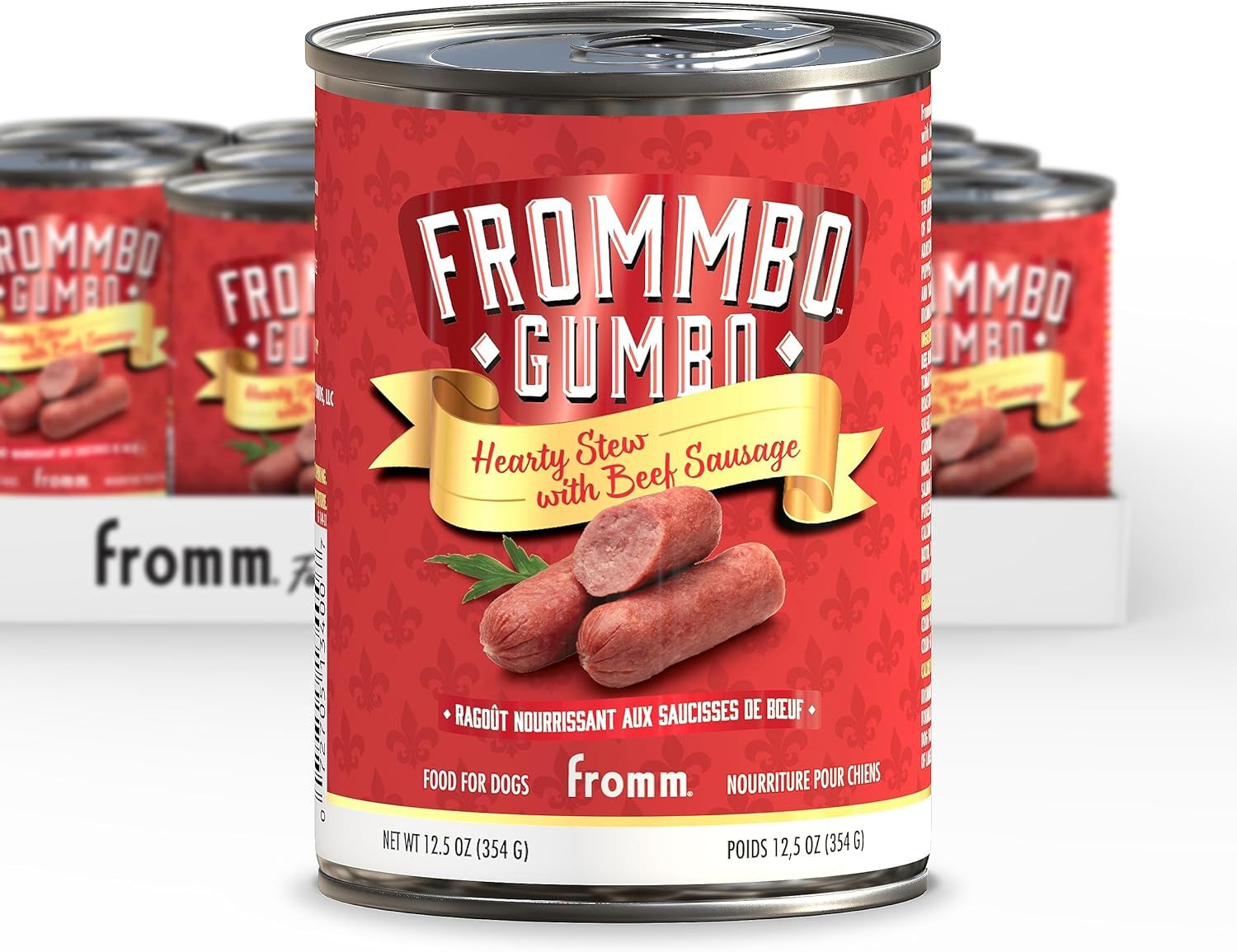 Fromm Can Frommbo Gumbo Stew Beef Sausage 12.5 oz single