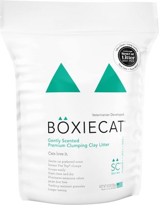 Boxie Cat Gently Scented Premium Clumping Clay Litter 16 lbs