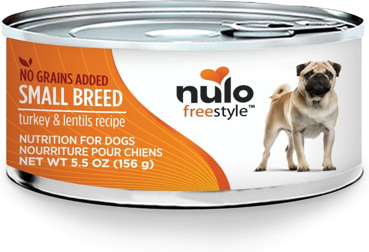 Nulo Can FreeStyle Small Breed Turkey Lentils Pate for Dogs 5.5 oz single