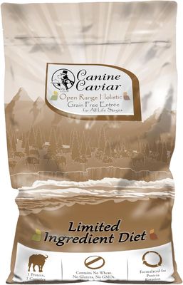 Canine Caviar Open Range Entrée Alkalizing Holistic Limited Ingredient Diet Dog Food 4.4 lbs