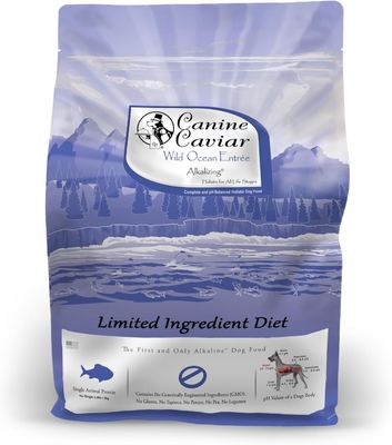 Canine Caviar Wild Ocean Entrée Alkalizing Holistic Limited Ingredient Diet Dog Food 4.4 lbs