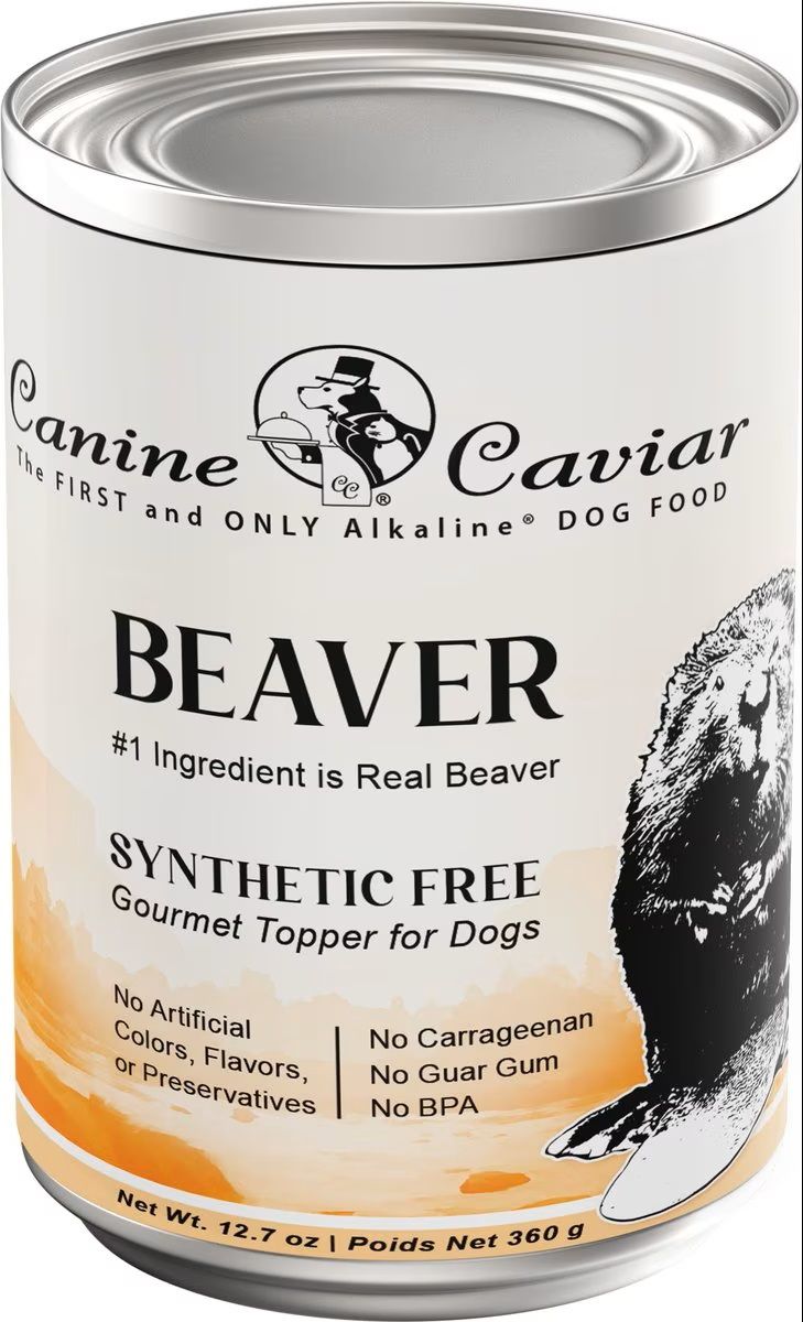 Canine Caviar Can Dog Food Synthetic Free Beaver 12.7 oz single