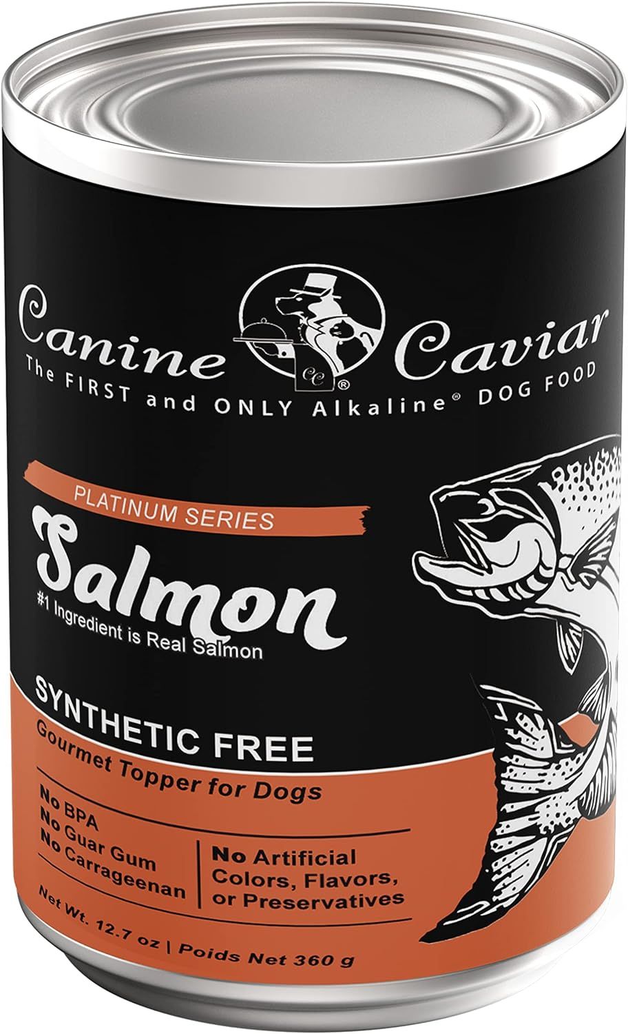 Canine Caviar Can Dog Food Synthetic Free Salmon 12.7 oz single