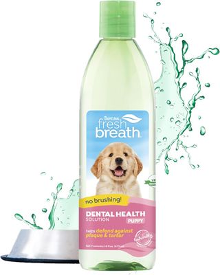 TropiClean Fresh Breath Dental Health Solution for Puppy 8 oz