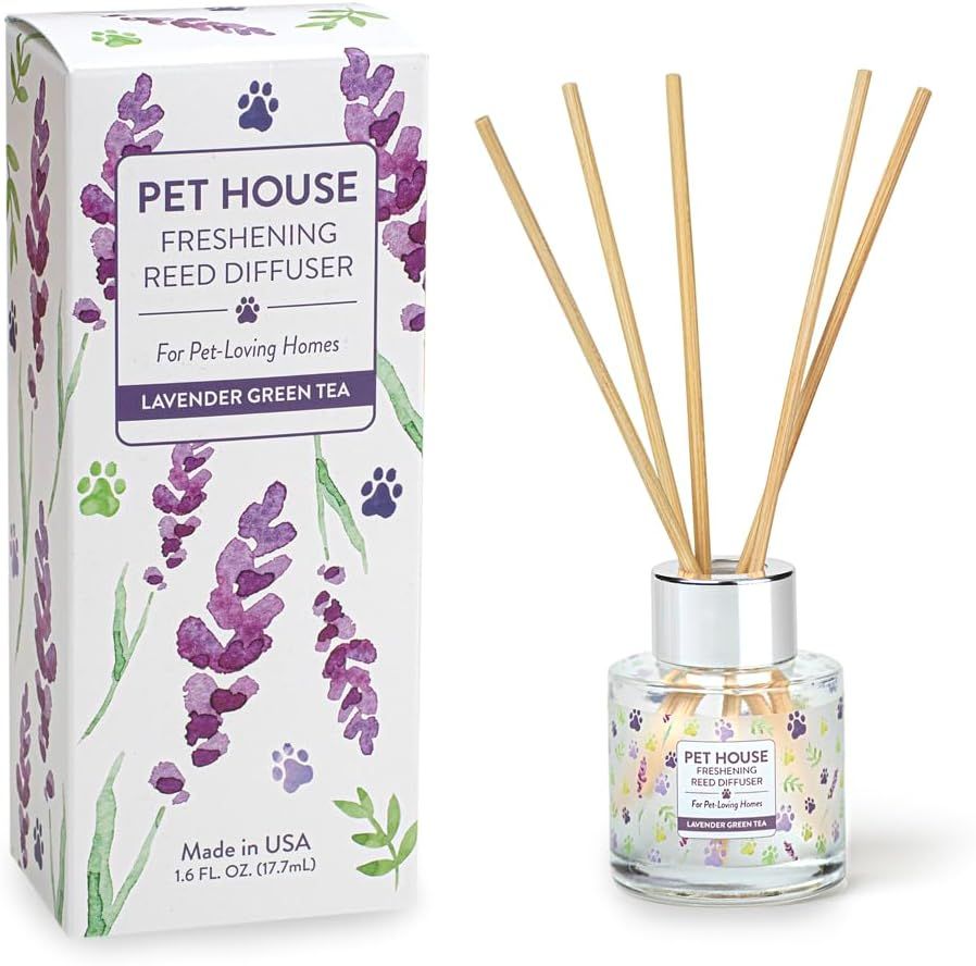 Pet House Freshening Reed Diffuser Lavender Green Tea 1.6 oz