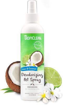 Tropiclean Pet Spray Lime &amp; Coconut Deodorizing 8 oz