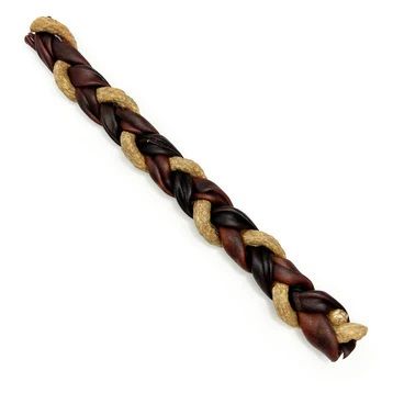 Tuesday&#39;s Natural Dog Company Braided Collagen Stick with Chicken &amp; Beef 12 inch