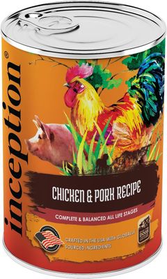 Inception Chicken &amp; Pork Recipe Can Dog Food 13 oz