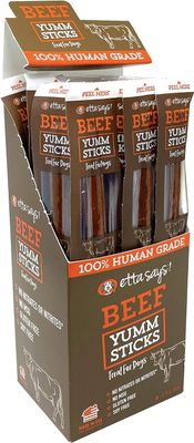 Etta Says Beef Yumm Sticks Meat Treats for Dogs 0.75 oz