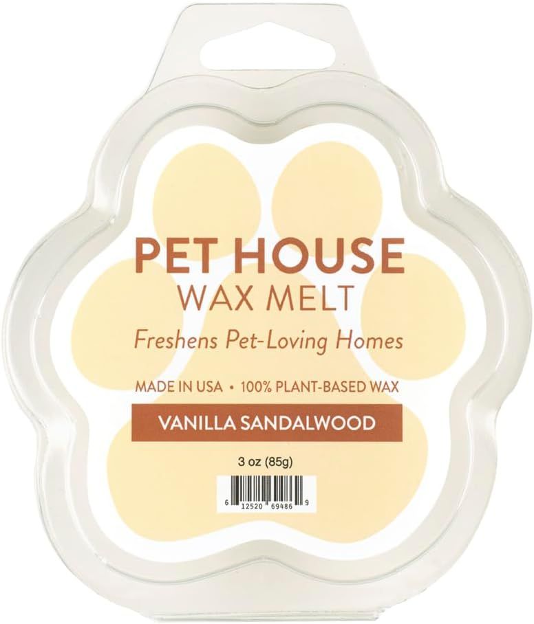 Pet House Candle Wax Melt Vanilla Sandalwood 3 oz