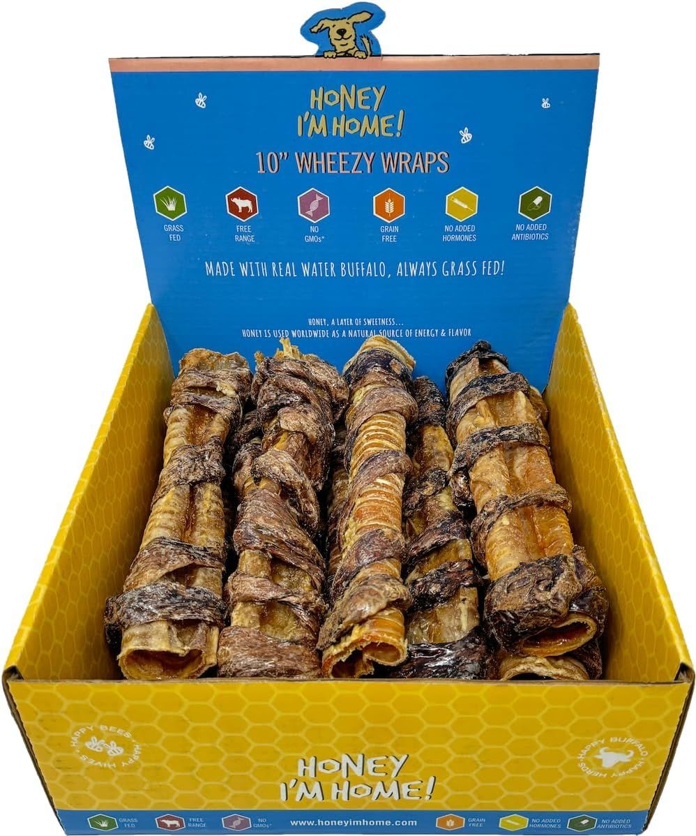 Honey I&#39;m Home Trachea Lung Wrap 10 inch Box of 15