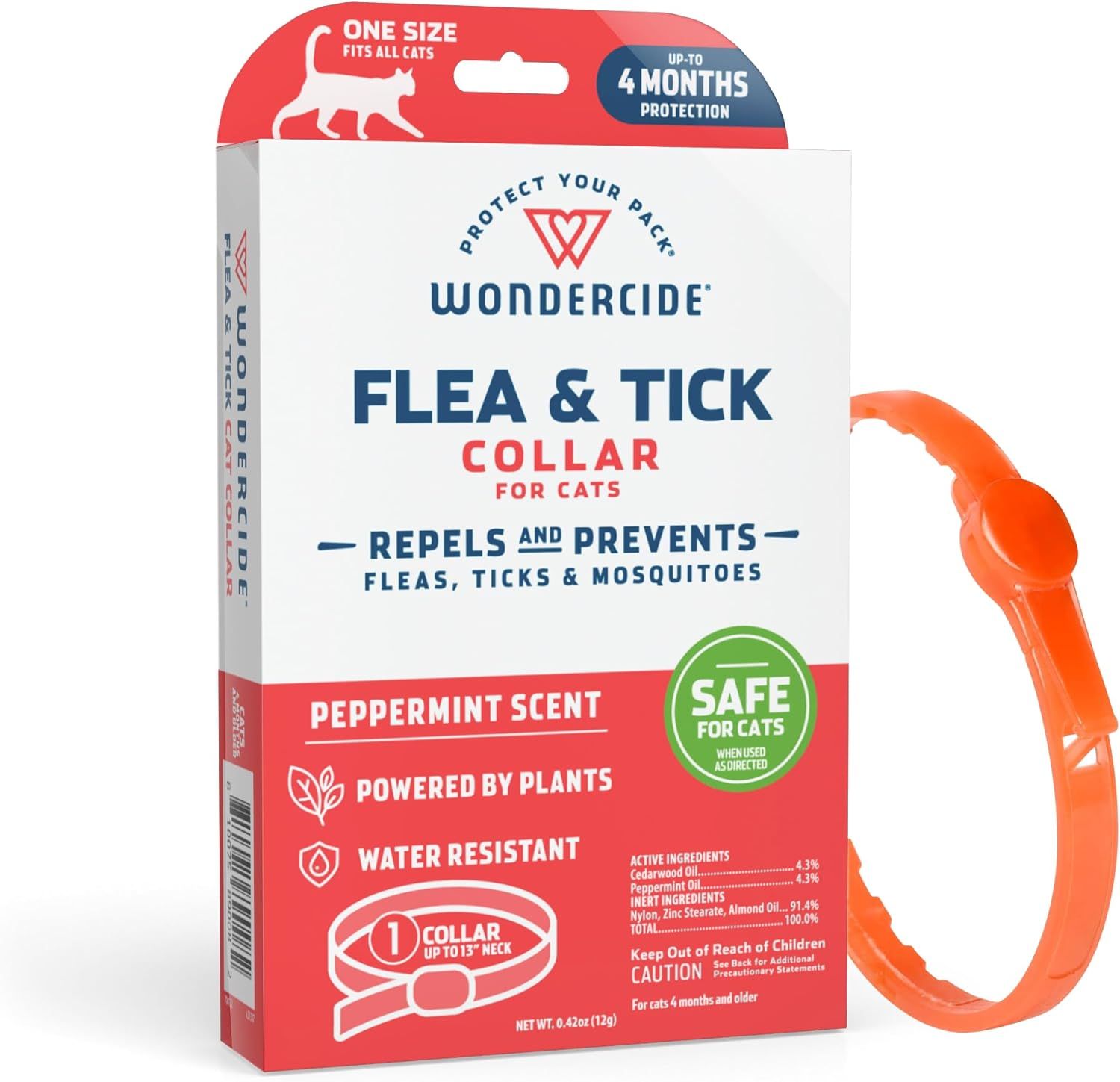 Wondercide Flea and Tick Cat Collar 4 Months