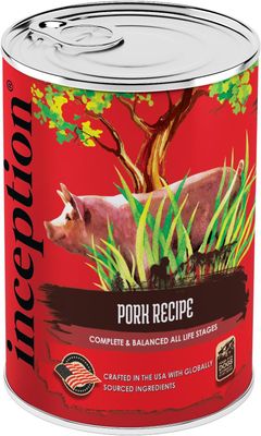 Inception Pork Recipe Can Dog Food 13 oz