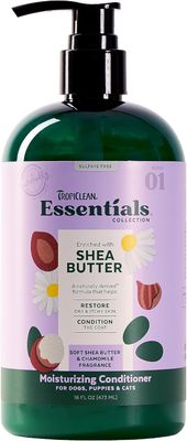 TropiClean Essentials Shea Butter Conditioner for Dogs 16 oz