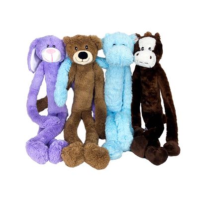 Multipet Swingin Slevin Bear, Bunny, Horse, Hippo, Assorted Dog Toy 25 inches