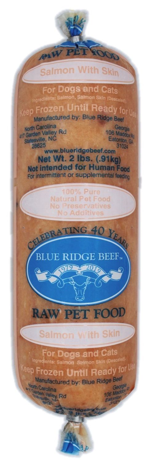 Blue Ridge Beef Salmon &amp; Skin [Descaled] 2 lbs