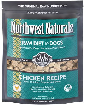 Northwest Naturals Chicken Recipe Frozen Raw Dog Food 6 lbs