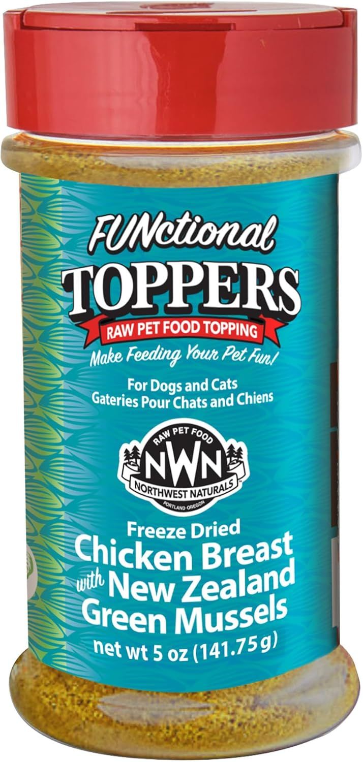 Northwest Naturals Dog &amp; Cat Functional Toppers Chicken Breast with NZ Green Mussels 4.5 oz