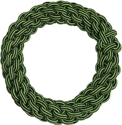 Jolly Pets Dog Toy Knot N Chew Tik Tak Tugzz O Small &amp; Medium