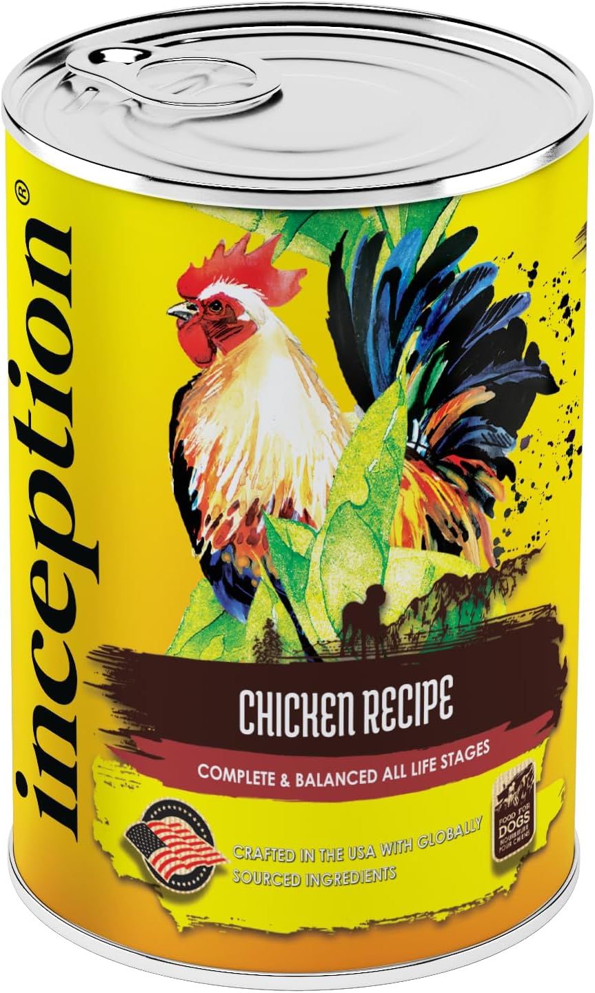 Inception Can Dog Food Chicken Recipe 13 oz