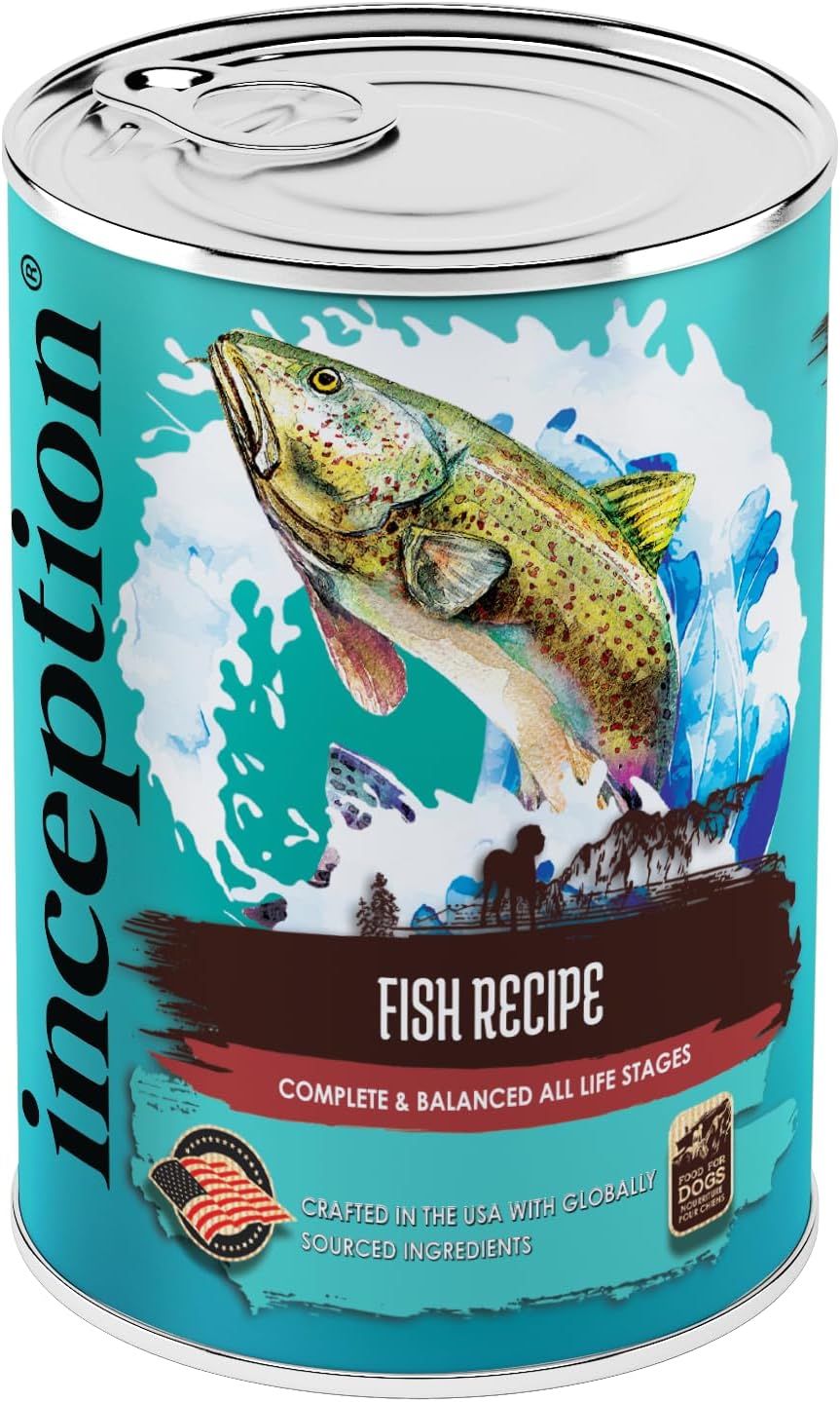 Inception Can Dog Food Fish Recipe 13 oz