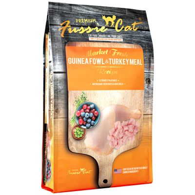 Fussie Cat Market Fresh Guinea Fowl &amp; Turkey Formula 10 lbs