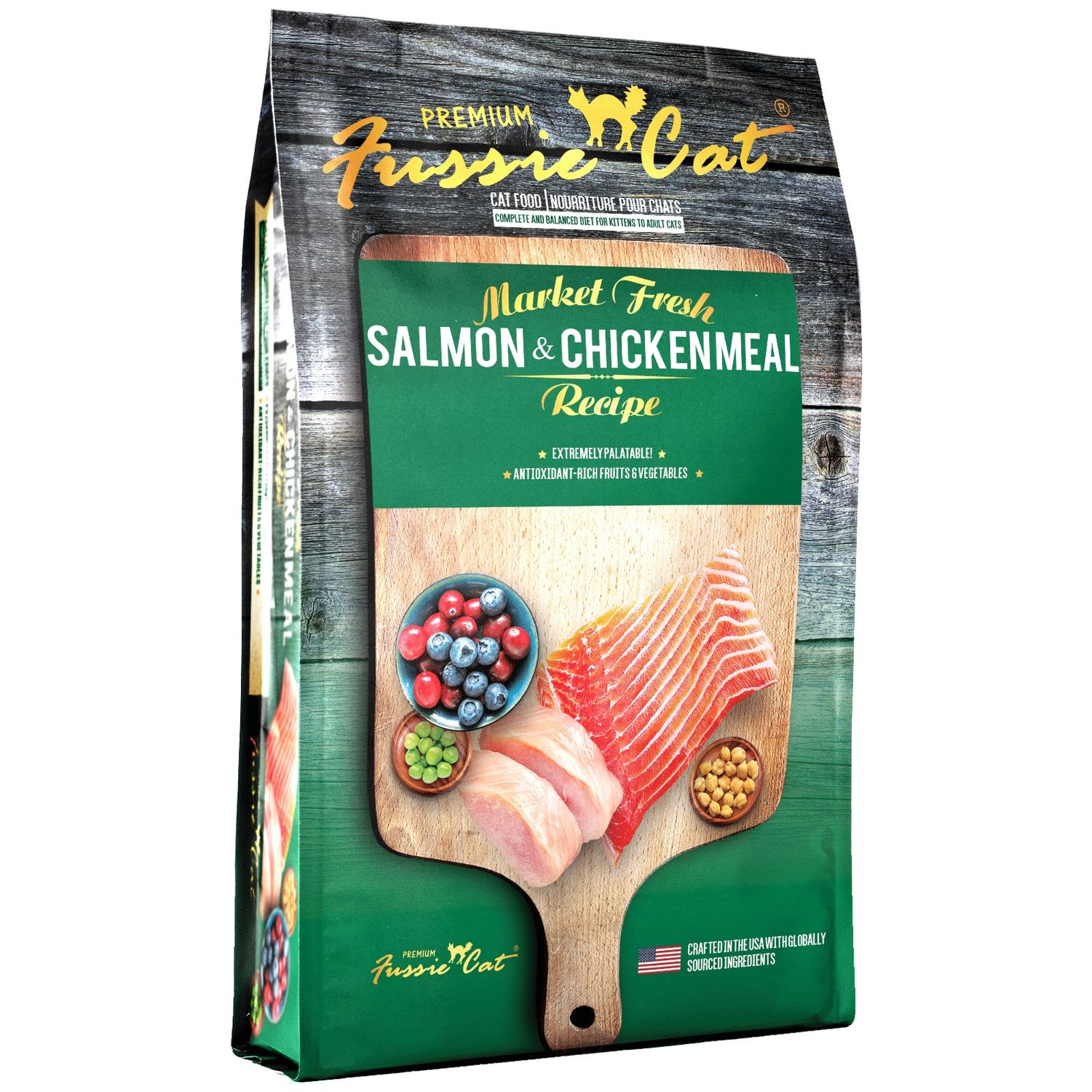 Fussie Cat Market Fresh Salmon &amp; Chicken Formula 10 Lb