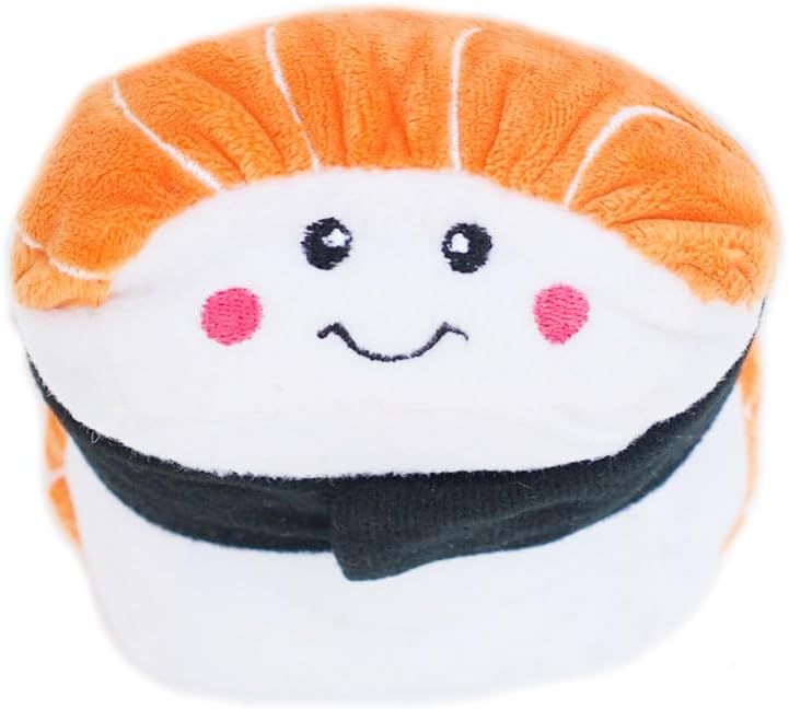 Zippy Paws Nomnomz Sushi Salmon Plush Squeaky Dog Toy