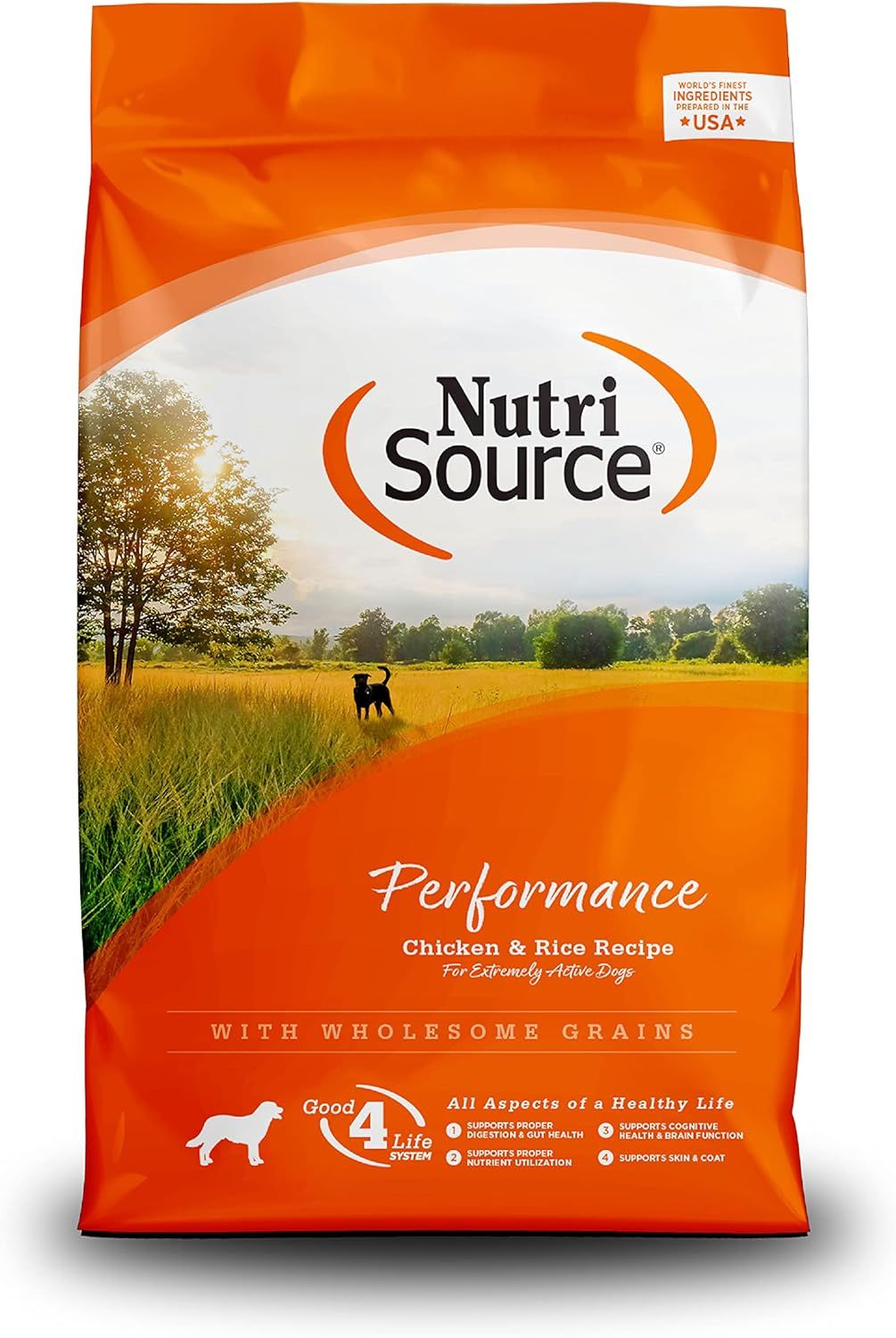 NutriSource Dog Dry Performance Chicken &amp; Rice 40 lbs