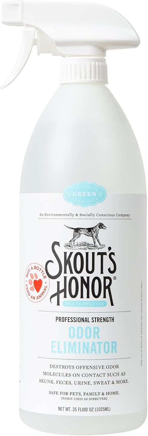 Skout's Honor Home Cleaning Professional Strength Odor Eliminator Light Blue Label 35 oz