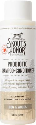 Skout's Honor Dog Grooming Probiotic Shampoo + Conditioner Dog of the Woods 16 oz