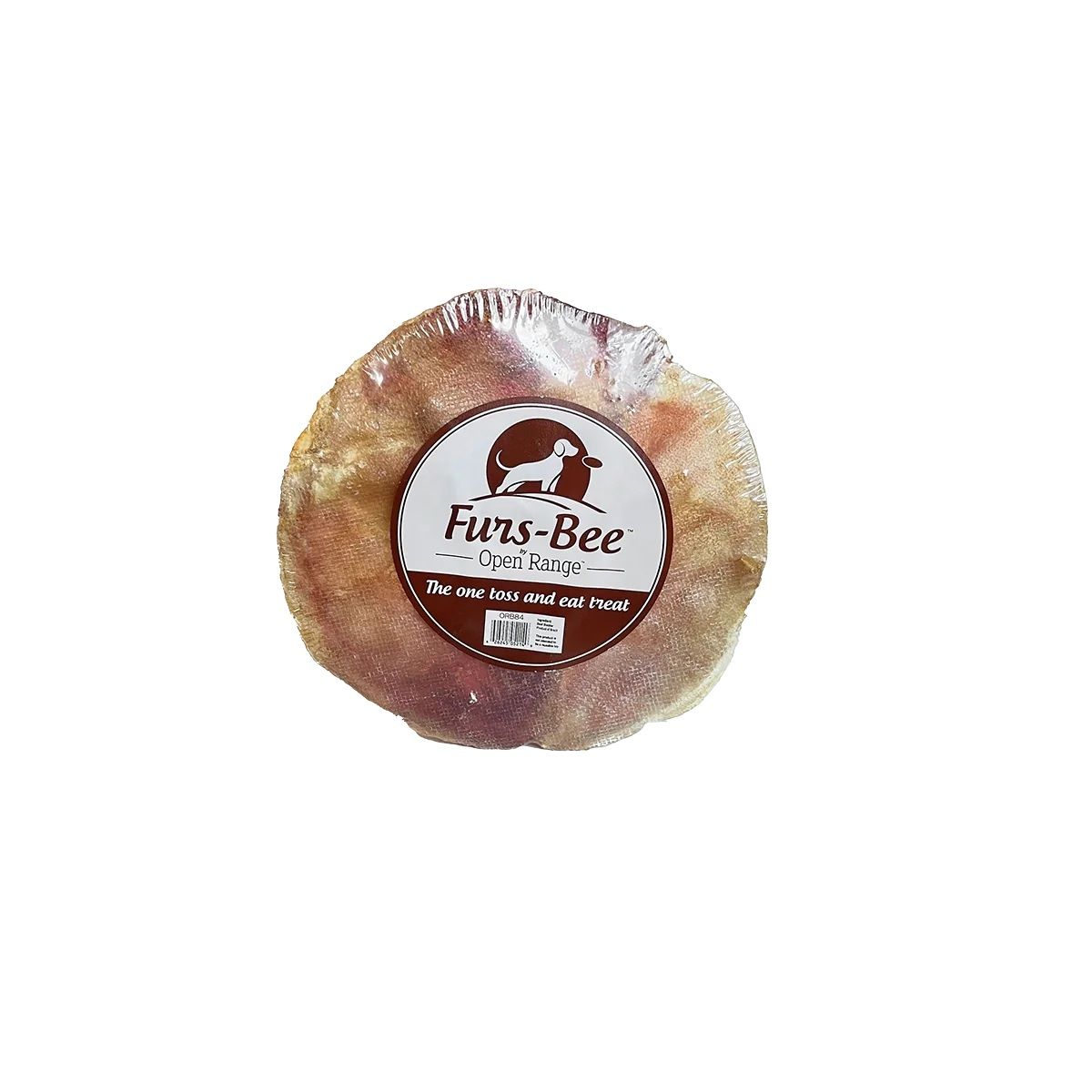 Home Range Furs-Bee Bladder Frisbee Dog Chews Case of 15 single