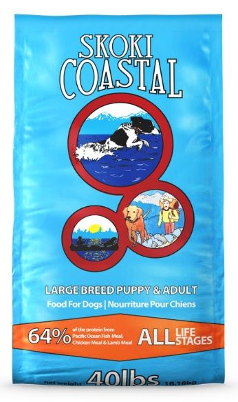 First Mate SKOKI Coastal Large Breed All Life Stages Dog Food 40 lbs