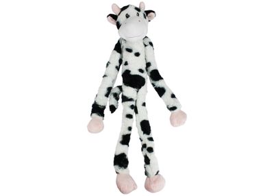 Multipet Swinging Slevins Cow Plush Squeaky Dog Toy 27 inches
