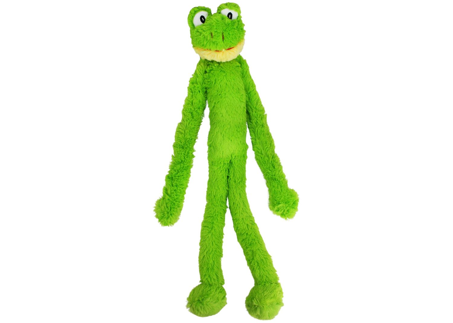Multipet Swinging Slevins Frog Plush Squeaky Dog Toy 27 inches