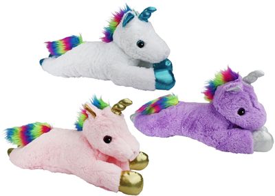 Multipet Jumbo Unicorn Squeaky Plush Dog Toy 24 inches