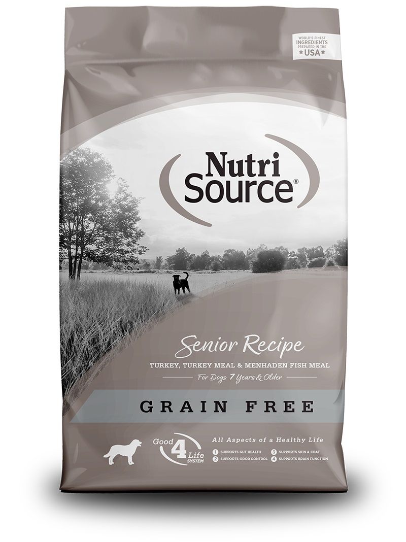 Nutrisource Dog Food Grain Free Senior Recipe, Size: 12 lbs