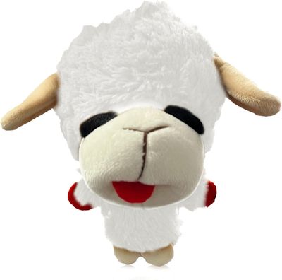 Multipet Lambchop Knobby Noggin Dog Toy 5 inch