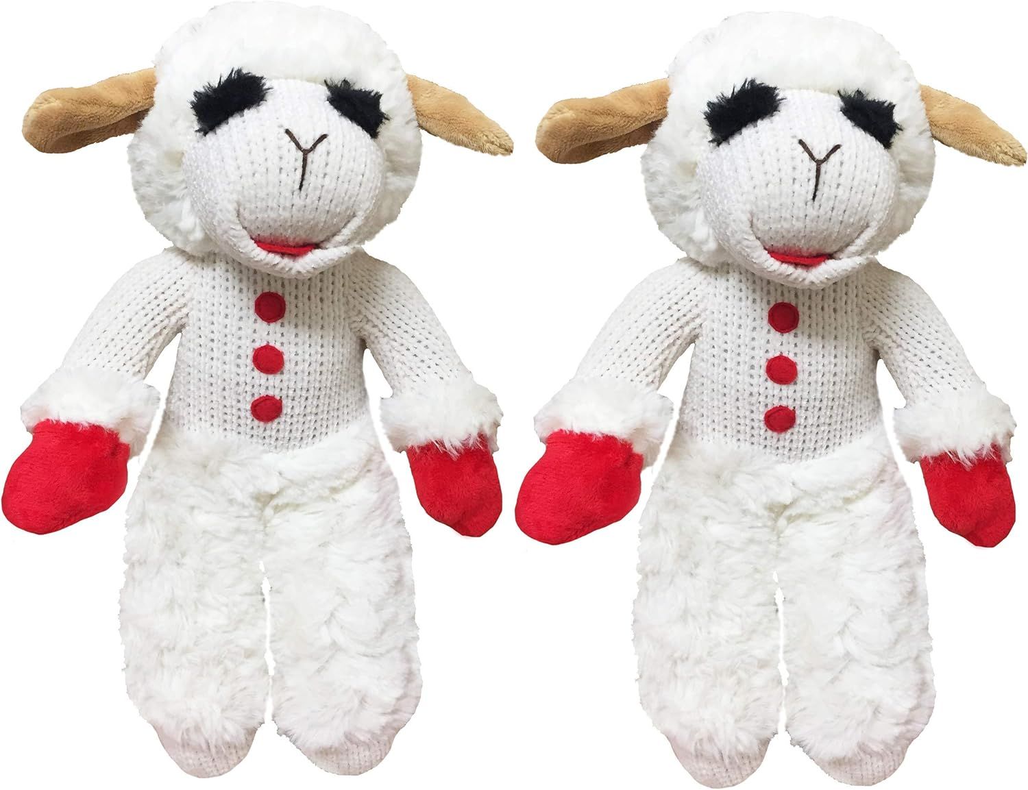Multipet Lambchop Standing Dog Toy 13 inches