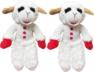 Multipet Lambchop Standing Dog Toy 13 inches