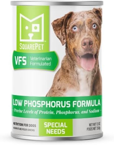 Square Pet Dog Can VFS Canine Low Phosphorus 13 oz Case of 12