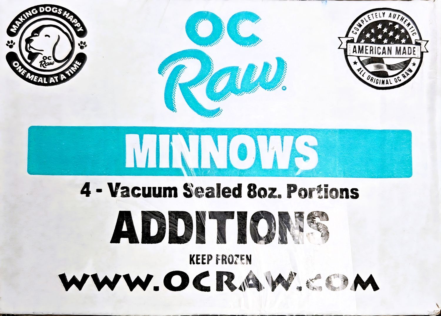 OC Raw Frozen Minnows 2 lbs