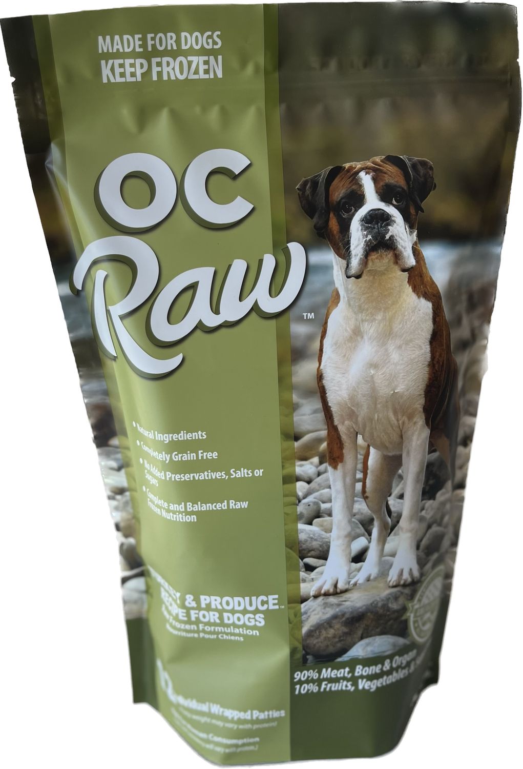 OC Raw Turkey &amp; Produce Recipe Frozen Raw Dog Food 6 lbs
