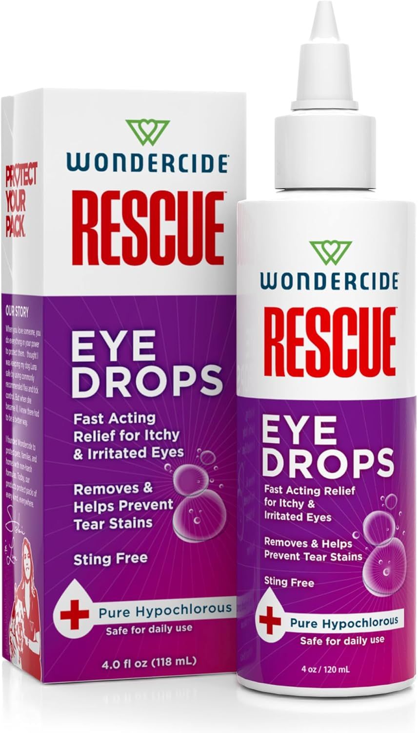 Wondercide RESCUE Eye Drops for Dogs &amp; Cats 4 oz