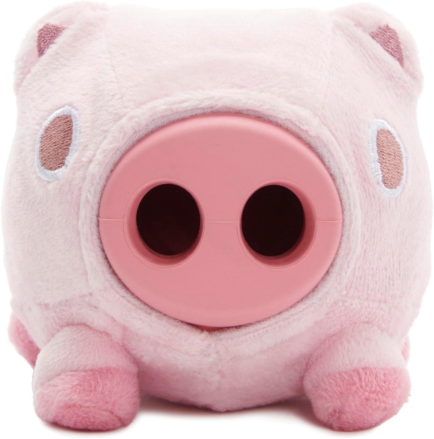 BARK Hambone 2-in-1 Plush Exterior with Hard Rubber Core Inside Tough Treat Dispensing Dog Chew Toy