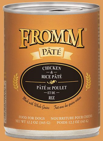 Fromm Can Dog Chicken &amp; Rice Pate&#39; 12.2 oz Case of 12