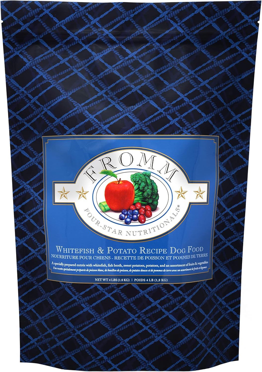 Fromm Four Star Dog Whitefish and Potato Recipe 4 lbs
