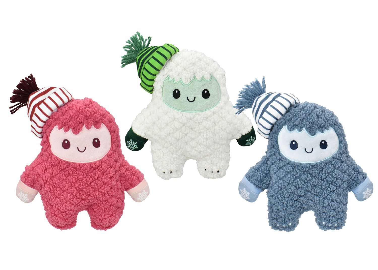 Multipet Fleece Yeti Plush Dog Toy